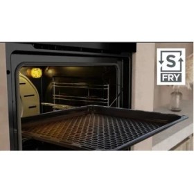 Resim Silverline BO65P4B01 Buhar Destekli + Airfryer Özellikli Siyah Cam Ankastre Fırın 