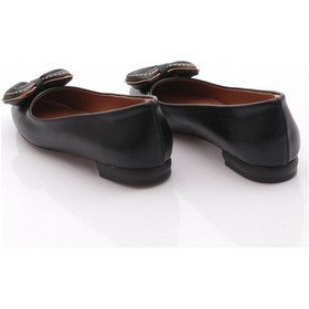 Resim Dgn 1935 Kadin Fiyonk Detayli Babet Siyah 