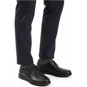 Resim Siyah Kırışık Hakiki Deri Erkek Casual Ayakkabı Dsn 2038 M Siyah Kırışık 