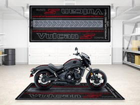 Resim VULCAN S CAFE İçin Tasarlanmış Motosiklet Matı - MM7425 - Kişiye Özel / 220cm x 100cm 