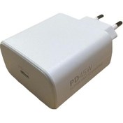 Resim Nothing Phone 2 İle Uyumlu 45w Pd Destekli Type-c Hızlı Şarj Adaptörü S45 Beyaz 