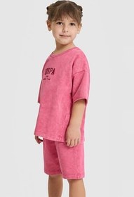 Resim U.S. Polo Assn. Kız Çocuk Fuşya Pijama Takım 50326616-VR023 
