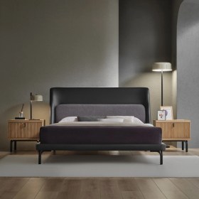 Resim Enza Home Austin Başlıklı Karyola Set 180X200 cm 