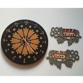 Resim Yeni Tasarım Modern Duvar Saati Şık Ve Kalite Bir Arada No:a1 Beyaz 