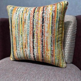 Resim Keten-102 - 43x43 (KARE) Sadece Kılıf Düz Fitilli 