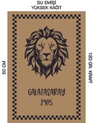 Resim duha trend 35x50 120 Gr. Kraft Kağıt Oto Paspası Şampiyon Galatasaray 100 Adet 