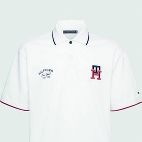 Resim Tommy Hilfiger Polo Yaka T-shirt Beyaz 