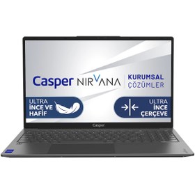 Resim Casper Nirvana X700 Ultra 7 155H 16GB 500GB SSD 15.6\ Freedos Laptop X700.155H-BV00X-G-F 