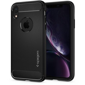Resim Spigen iPhone Xr Kılıf Rugged Armor Matte Black - 064CS24871 