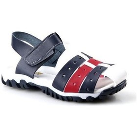 Resim Arzen 4009 Kafesli Erkek Çocuk Bebe Sandalet Ayakkabı 001 