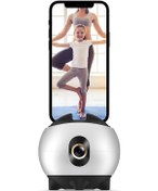 Resim Springsun Akıllı Yüz Tanıma 360 Derece Takip Eden Gimbal: 6 Saat Pil Süresi, Vlog & Canlı Yayın İçin El İndirici Kamera Stabiliyeri 