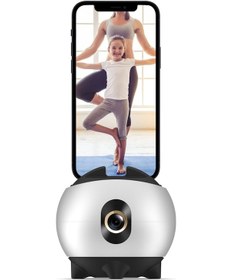 Resim Tenfowee 360 Akıllı Takip Gimbal - Yüz Tanıma, 6 Saat Pil Ömrü, Vlog Ve Canlı Yayın İçin Kompakt Tasarım 