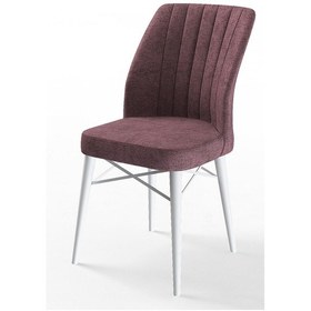 Resim Canisa Concept Arp Serisi 70x110 Sabit Mutfak Masası Takımı Beyaz Masa 4 Gül Kurusu Sandalye Masa Beyaz/ Sandalyeler Gülkurusu 