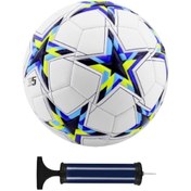 Resim Şampiyonlar Ligi Pompalı Sert Zemin Halı Saha Futbol Topu No:5 - Siyah 034 Siyah 