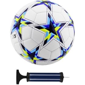 Resim Şampiyonlar Ligi Pompalı Sert Zemin Halı Saha Futbol Topu No:5 - Siyah 034 Siyah 