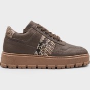 Resim SHOEMOL SKS-060 Koyu Vizon Kadın Sneaker 