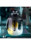 Resim Gıanxı Spor Su Şişesi Taşınabilir Spor Plastik Pipetli Bardak Büyük Kapasiteli Black2.5l 1500-2500ml Black2.5l 