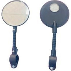 Resim Bisiklet Aynası Yuvarlak Siyah Pls 