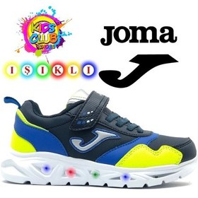 Resim Joma Star Jr Işıklı Ortopedik Çocuk Spor Ayakkabı Lacivert 