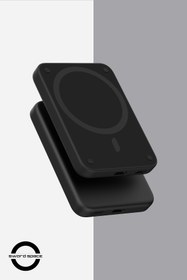 Resim SWORD Magsafe Powerbank 4200mAh 15W Hızlı Şarj İnce ve Hafif iPhone ve Android Uyumlu 