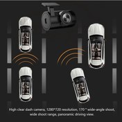 Resim Createtech Araba Usb Dash Kamera Android Navigasyon Sürüş Kaydedici Dvr Gösterge Kamerası 
