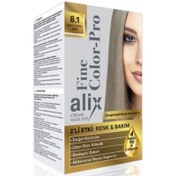 Resim Alix Kit Saç Boyası - 8.1 Küllü Koyu Sarı 