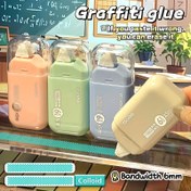 Resim 4 adet Rulo Dövme Bandı Çift Taraflı Yapıştırıcı 6mm x 5m, Morandi Renk Stili Scrapbooking, Kollaj ve Fotoğraf Albümleri İçin Uygun, Günlük Tutum, El Sanatları, Ofis, Okula Dönüş Hazırlığı İçin Uygun, Yapışmaz Çok Amaçlı Yapıştırıcı, Hassas Uçlu Taşınabilir Plastik Şişe, Pürüzsüz Uygulama, Malzemeler Yapmak İçin Uygun, Ofis Çalışanları İçin Uygun 