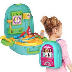 Resim Barbie Doktor Seti Sırt Çantası 