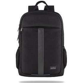 Resim Classone 15.6'' Mila Serisi W600 - Apple Uyumlu MacBook ,mac Air Reflektörlü - Laptop Sırt Çantası - Siyah Siyah 