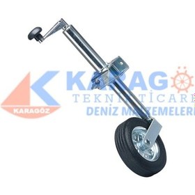 Resim Römork Tekerleği̇. Üstten Ayarlı 