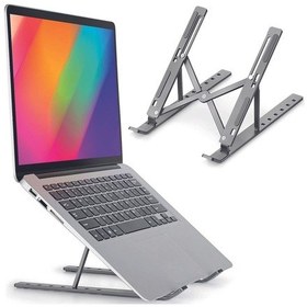 Resim Yeni Nesil Laptop Yükseltici Stand Ayarlanabilir Macbook Notebook 1. Sınıf Paslanmaz Aleminyum Alışım 