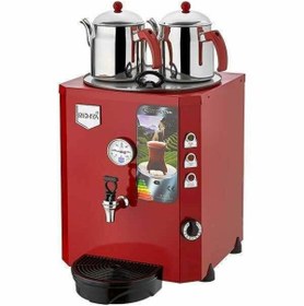 Resim Remta İki Demlikli Çay Makinesi 23 Litre (OTOMATİK SU ALMA ŞEBEKEDEN) 