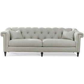 Resim Hanelmobilya Hanel Mobilya Soholex Chesterfield Chester Koltuk Bej Keten Kumaş 