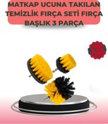 Resim cenk x store 3 Parça Matkap Ucu Temizlik Fırçası Dayanıklı Naylon Kıllı 