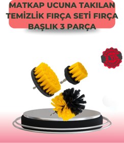 Resim cenk x store 3 Parça Matkap Ucu Temizlik Fırçası Dayanıklı Naylon Kıllı 
