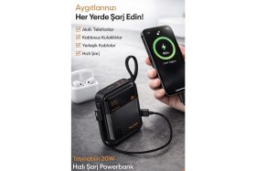 Resim Blackbird Game Center Fulltech FP41 Prime 10000 Mah 20W Hızlı Şarj Powerbank 