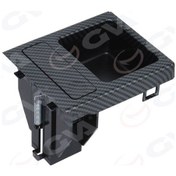 Resim Gva 9103624 - Bozuk Para Kutusu Orta Konsul Karbon Fiber Sıyah B 