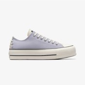 Resim Converse Chuck Taylor All Star Lift Crafted Laces Kadın Lila Platform Sneaker A12553c Mor 