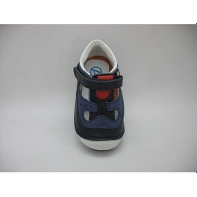 Resim Angelokids Perlina 01102 Doğal Deri Ortopedik Ilk Adım Ayakkabısı 18-21 (429131010) Lacivert - Siyah 