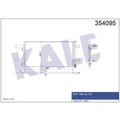 Resim KALE OTO Radyatör 354095 Kondenser Al/Al Man Tgs-Tgx 