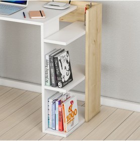 Resim lagomood Ruby Çalışma Masası Beyaz Meşe 