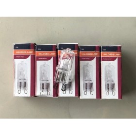 Resim 10 Adet G9 Halojen Lamba 220V 40W 640 Lümen Şeffaf 