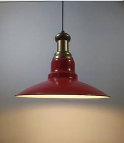 Resim Mylights Vintage Kırmızı Metal Sarkıt Avize 