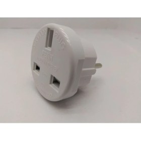 Resim Fetih Ingiliz Fiş Çevirici Adaptör Çevirici Topraklı F-09 1 Adet 