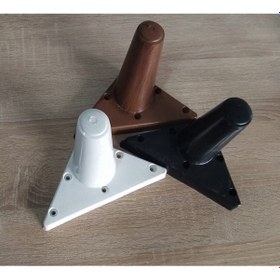 Resim Kaliteli Sağlam Şık Lüks Koltuk Kanepe Dolap Mobilya Ayak Sena Model 10 Cm Beyaz Renk 4 Adet 