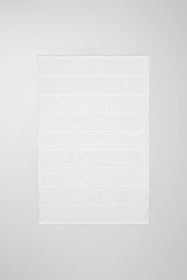 Resim Astra Spuma Bathmat - 50x75 cm Premium Ayak Havlusu - Beyaz 