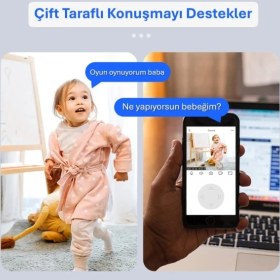 Resim 5 Antenli Bebek Ev Güvenlik Kamerası 