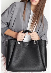 Resim Armani Exchange Kadın El Ve Çapraz Askılı Çanta 942910cc783 Siyah 