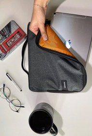 Resim Moserini Lenovo Tab E10 Tb-x104f 10.1" Smart Uyumlu Slim Tablet Çantası Gri 