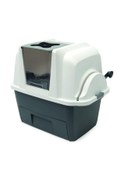 Resim Hype Store it Smart Simatik Kedi Tuvalet Kabı Gri/Beyaz 66 x 48 x 63 cm 